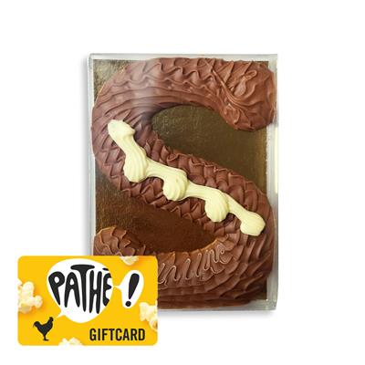 Ambachtelijke chocoladeletter Melk 135 gram met Pathé giftcard 00patheb2c_sint09__1.jpg